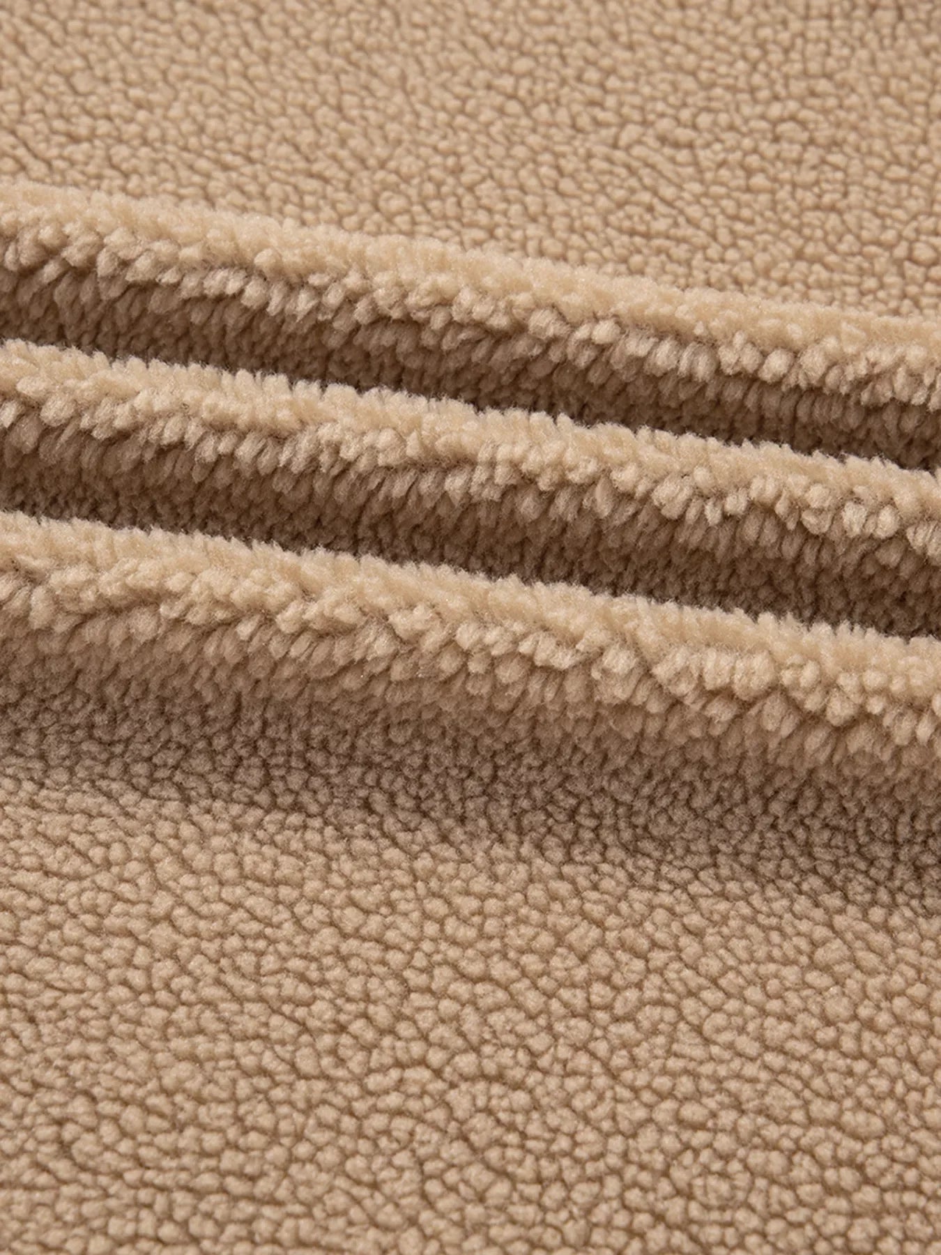 Sherpa Jacket for Women - Leopard Print Trim - Image 15