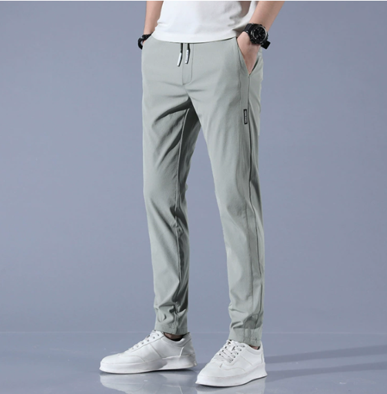 Slim Fit Jogger Pants for Men - Drawstring Waist