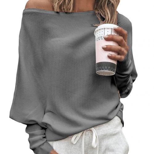 Off the Shoulder Sweater for Women - Long Sleeve - Image 5