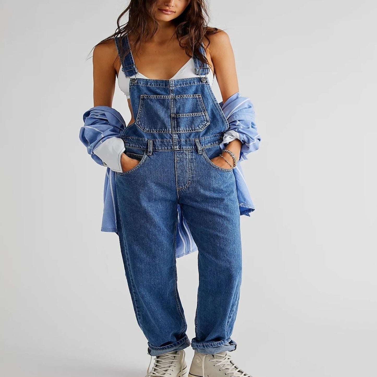 Image of Women's Relaxed-Fit Overalls