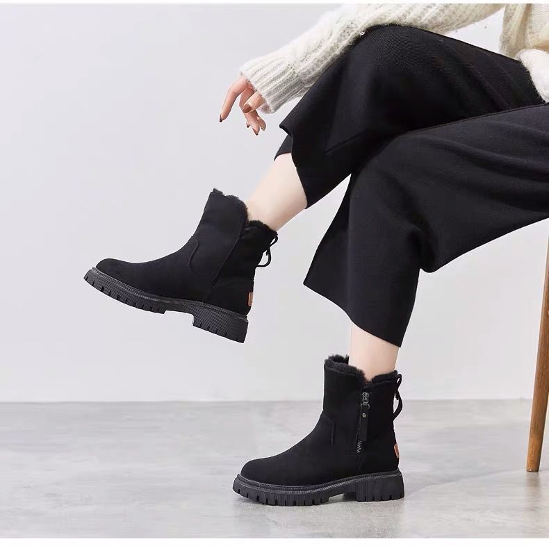 Ankle Boots Shoes for Women - Side Zipper - Image 7