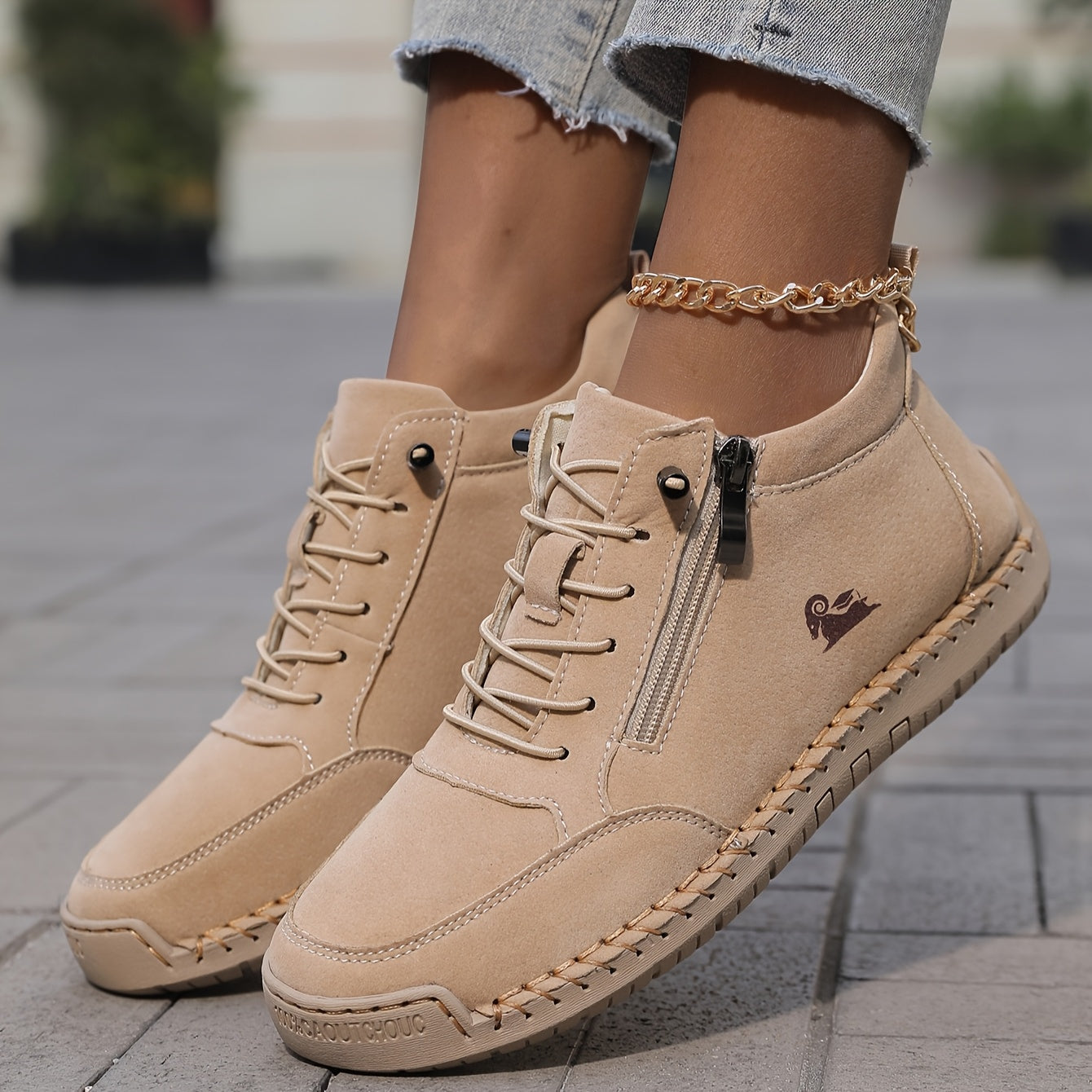 Ankle Boots for Women - Side Zip - Image 14