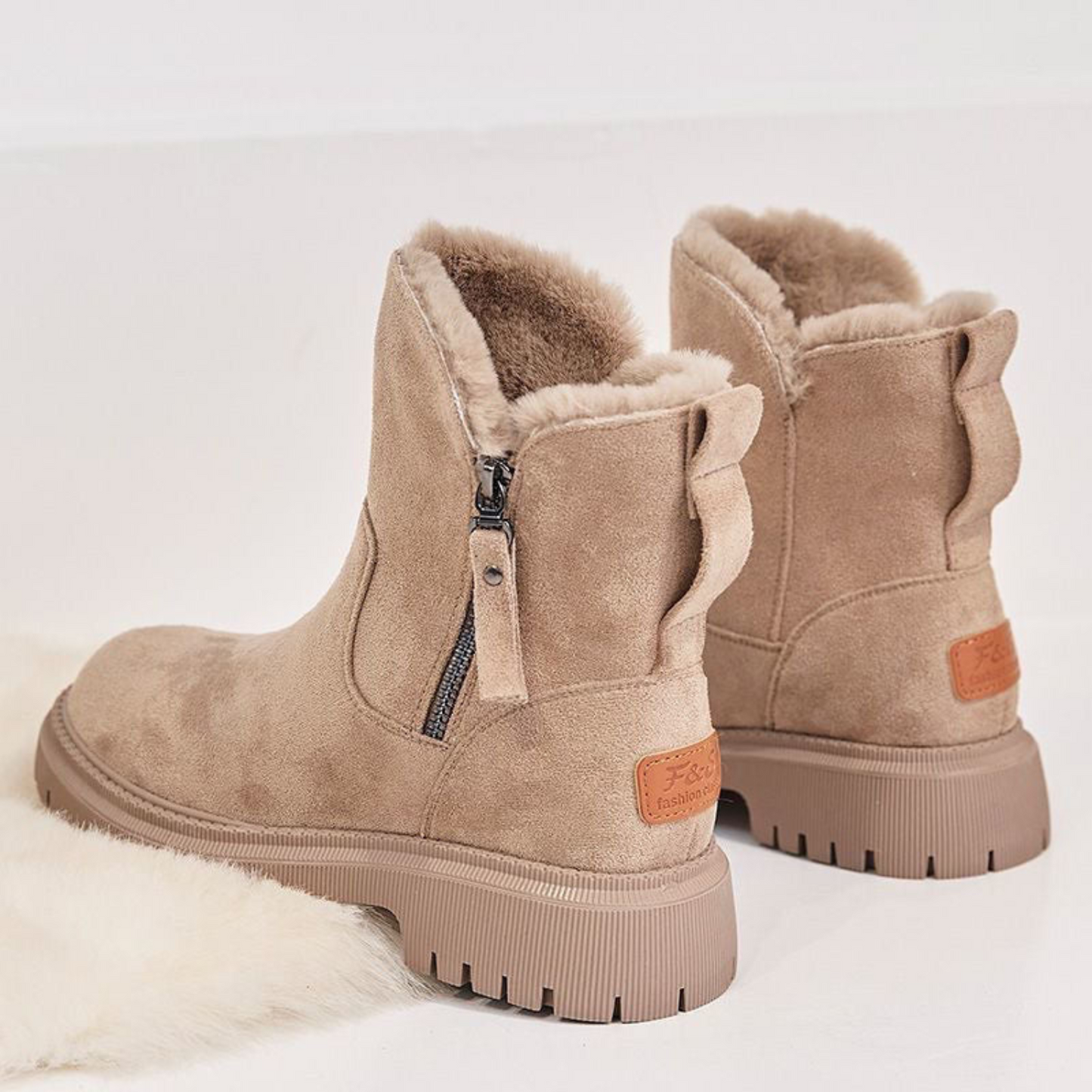 Ankle Boots Shoes for Women - Side Zipper - Image 9