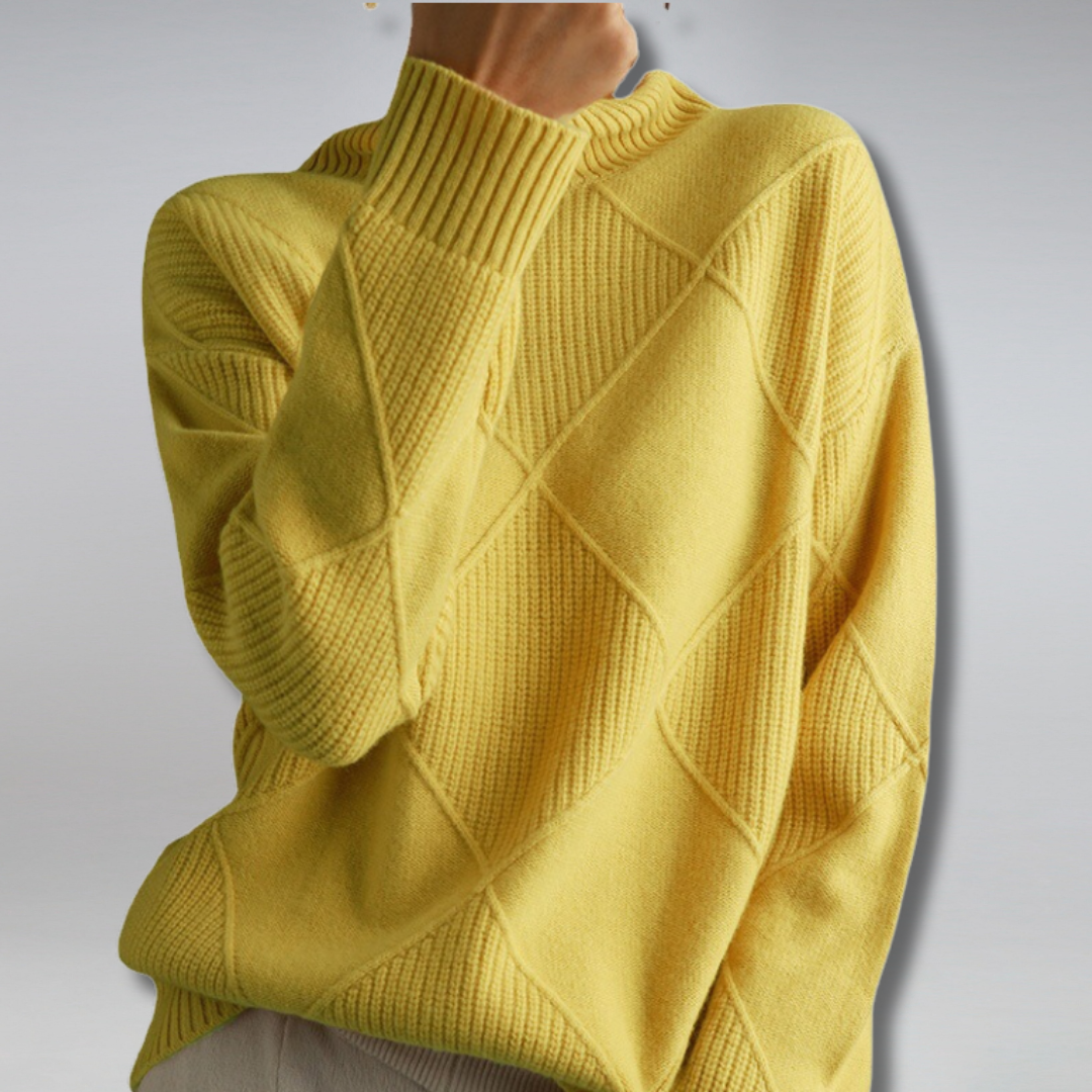 Turtleneck Sweater for Women - Long Sleeve - Image 1