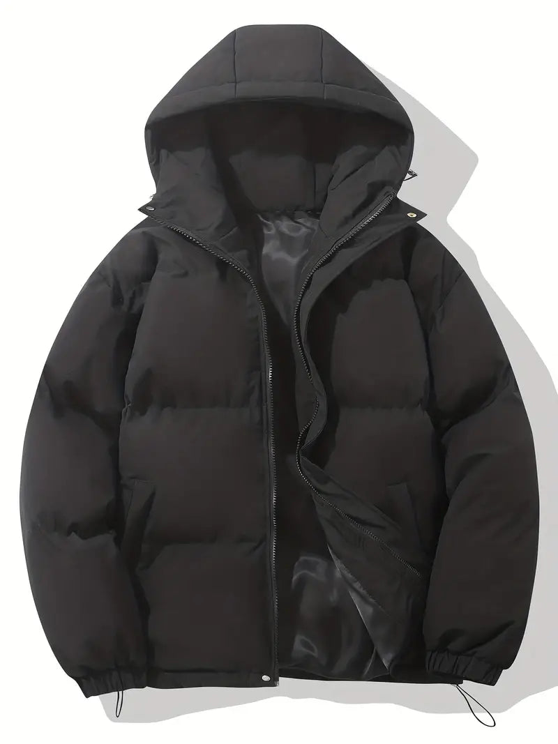 Quilted Puffer Jacket for Women - Hooded - Image 2