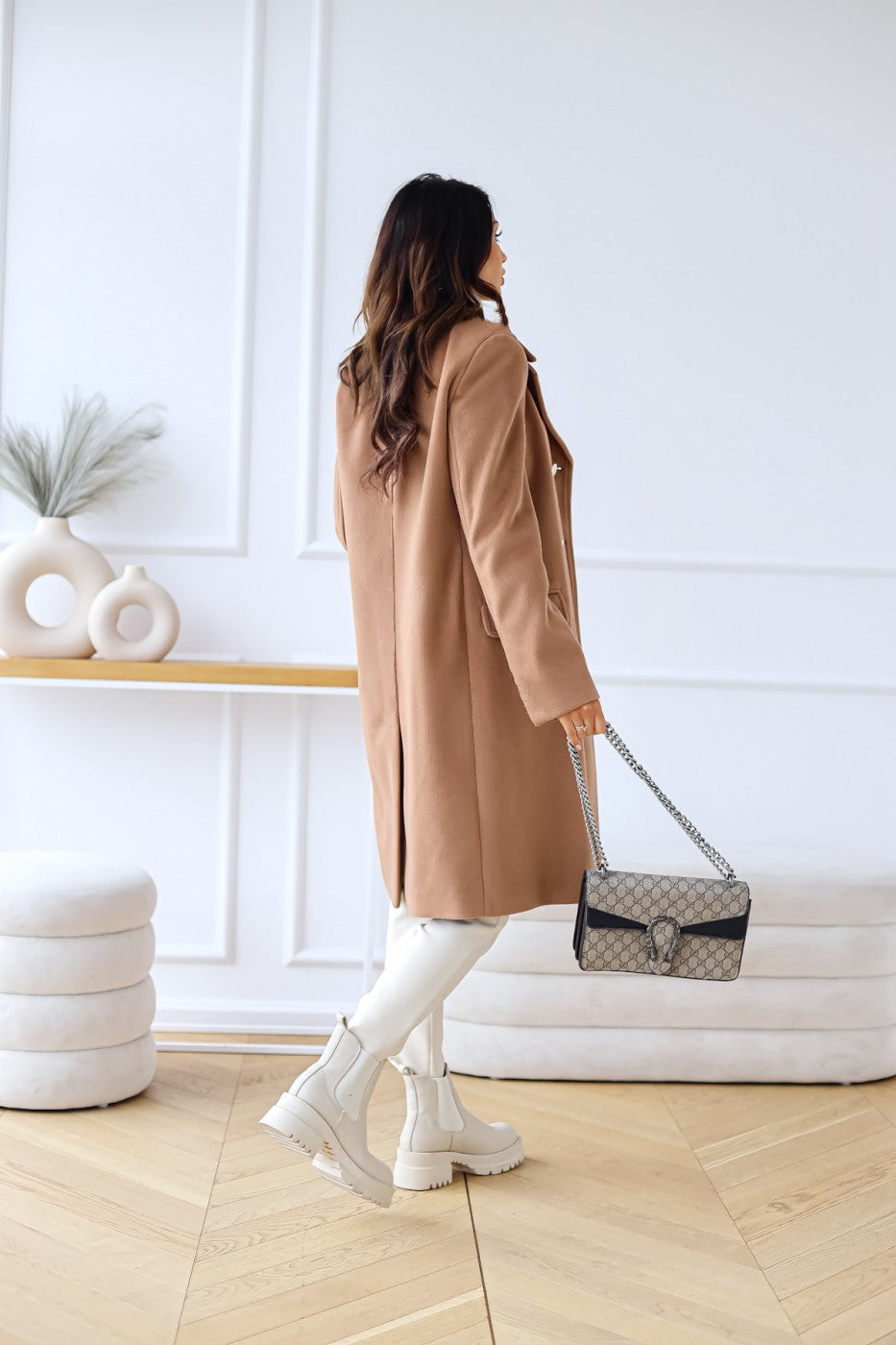 Coat for Women - Double-Breasted - Image 6