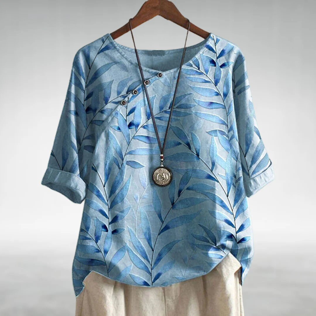 Image of Women's Printed 3/4 Sleeve Blouse