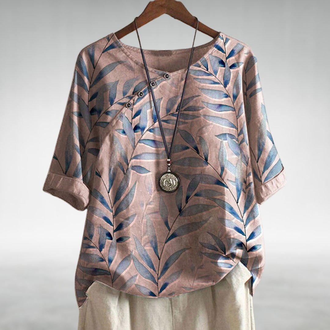Image of Women's Printed 3/4 Sleeve Blouse