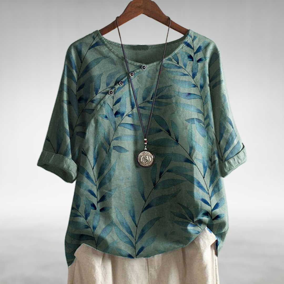 Image of Women's Printed 3/4 Sleeve Blouse