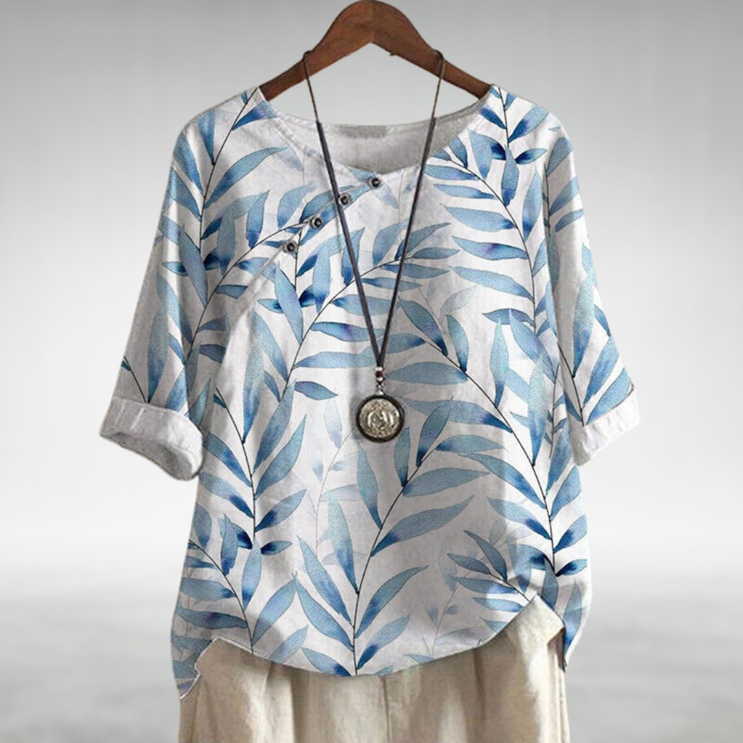 Image of Women's Printed 3/4 Sleeve Blouse