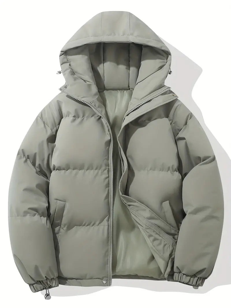 Quilted Puffer Jacket for Women - Hooded - Image 7