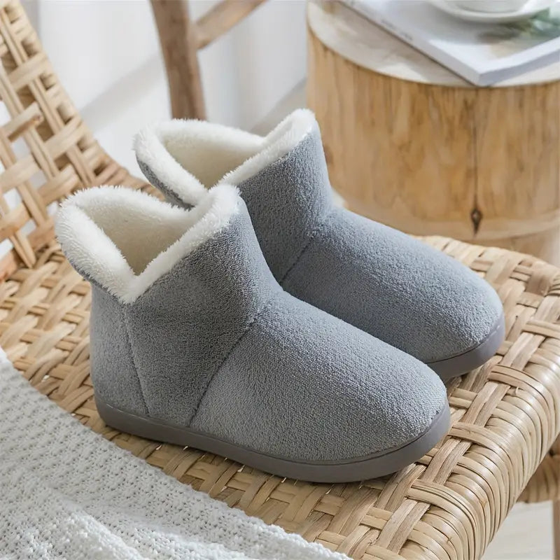 Slipper Boots for Women - Faux Fur Lined - Image 3