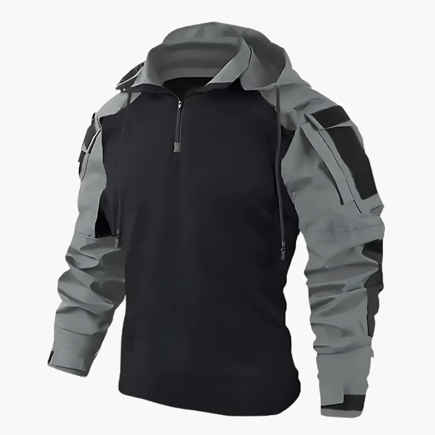 Hooded Tactical Jacket for Men - Hooded - Image 3