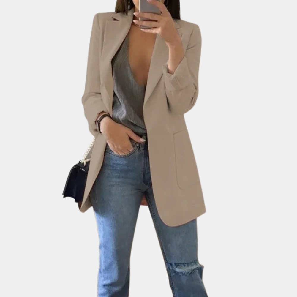 Blazer Jacket for Women - Notch Lapel - Image 3