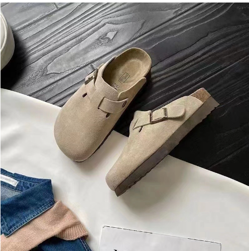 Slip-on Clogs for men - Closed Toe Shoes - Adjustable Strap Buckle Detail - Image 2