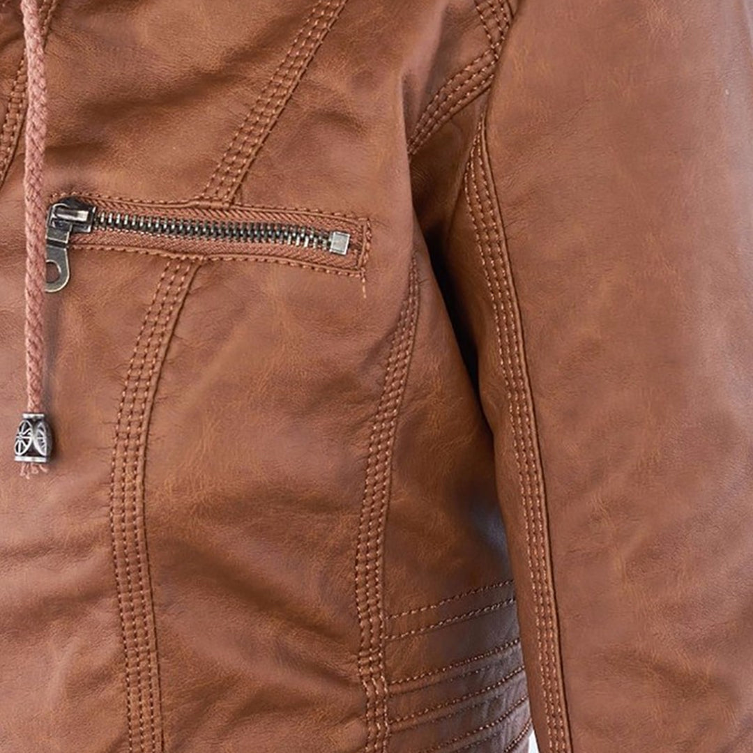 Hooded Jacket for Women - Zip Front - Image 3