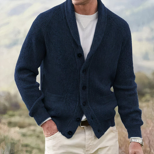 Cardigan Sweater for Men - Button Front - Image 1