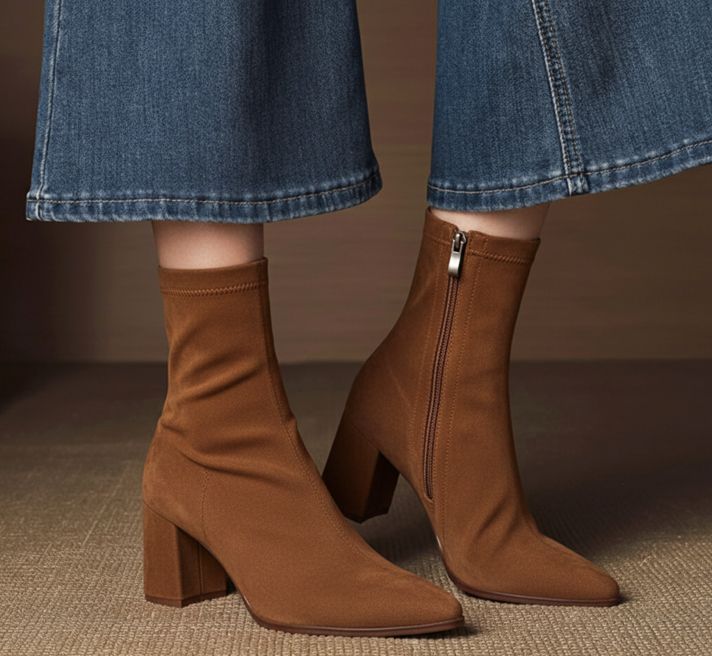 Women’s Ankle Boots with Block Heel