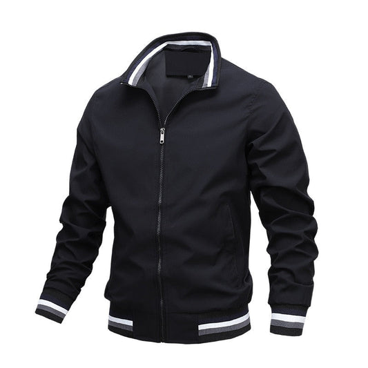 Bomber Jacket for Men - Stand Collar - Image 1