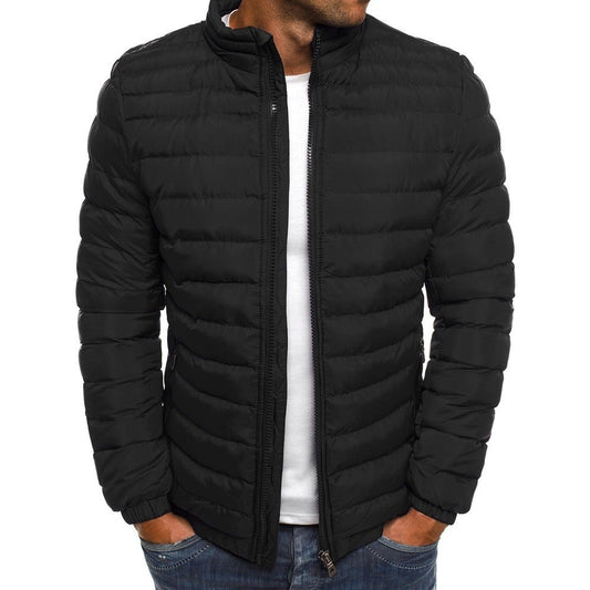 Puffer Lightweight Jacket for Men - Stand Collar - Image 1