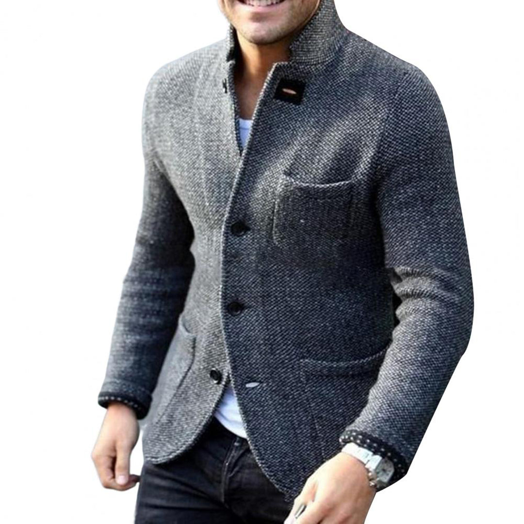 Button Down Jacket for Men - Chest Pocket - Image 8