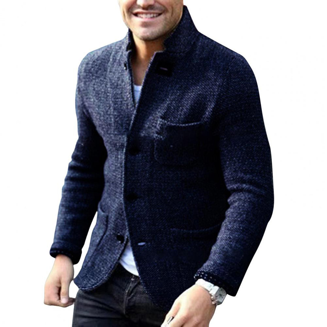 Button Down Jacket for Men - Chest Pocket - Image 7