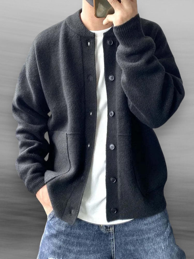 Cardigan Sweater for Men - Button Front - Image 1