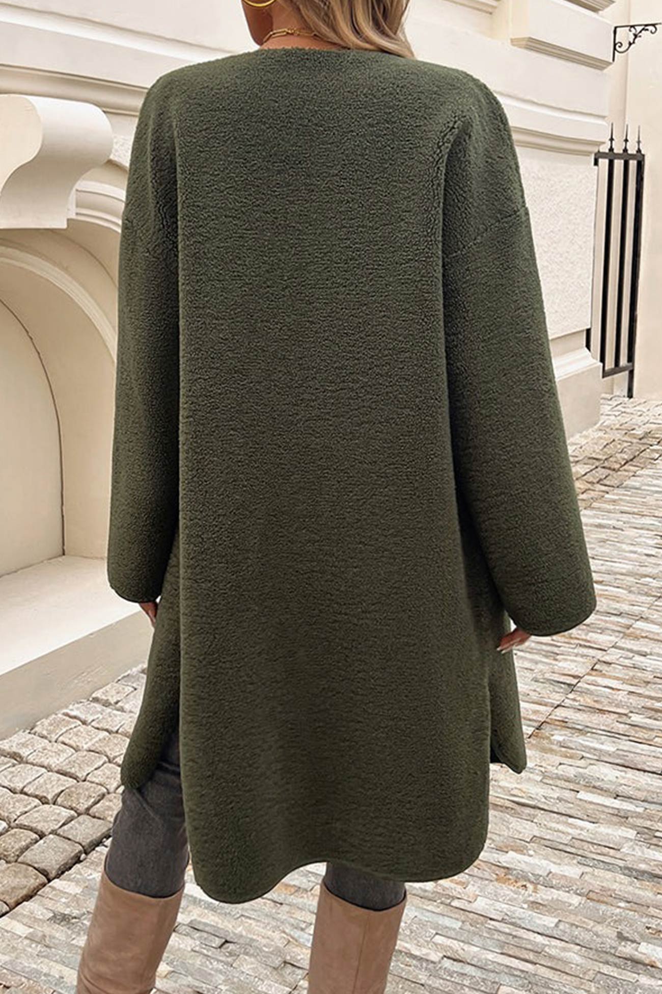 Long Cardigan for Women - Button Front - Image 9