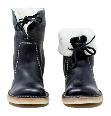 Ankle Boots Shoes for Women - Lace-Up - Image 2