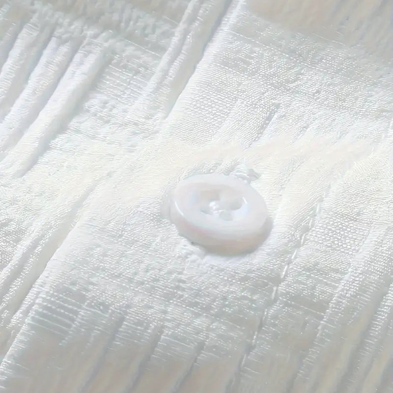 Button-Down Shirt and Shorts Set for men - Short Sleeve Collared - Relaxed Fit Button Closure - Image 5