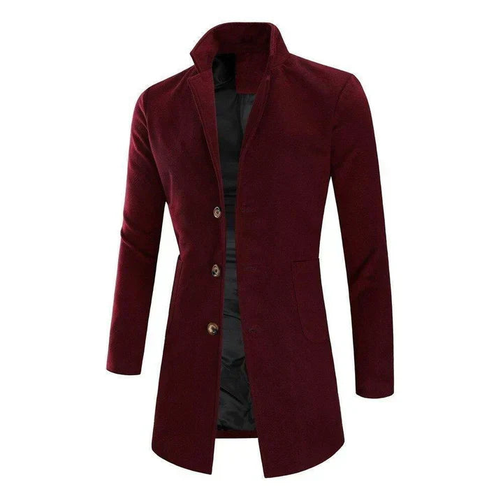 Overcoat Men's Coat for Men - Button Front - Image 1