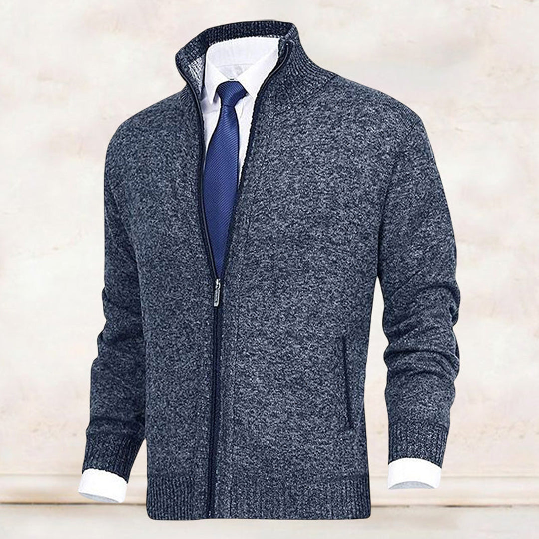 Full Zip Jacket for Men - Side Pockets - Image 7
