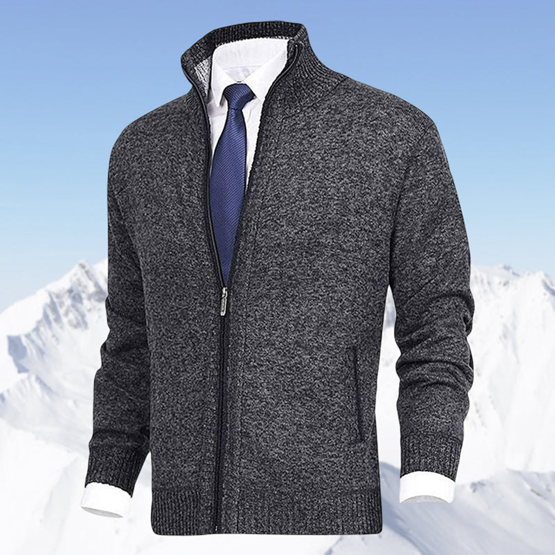 Full Zip Jacket for Men - Side Pockets - Image 3