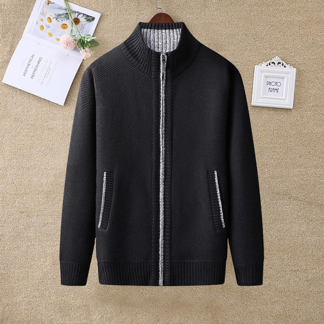 Full Zip Jacket for Men - Side Pockets - Image 10