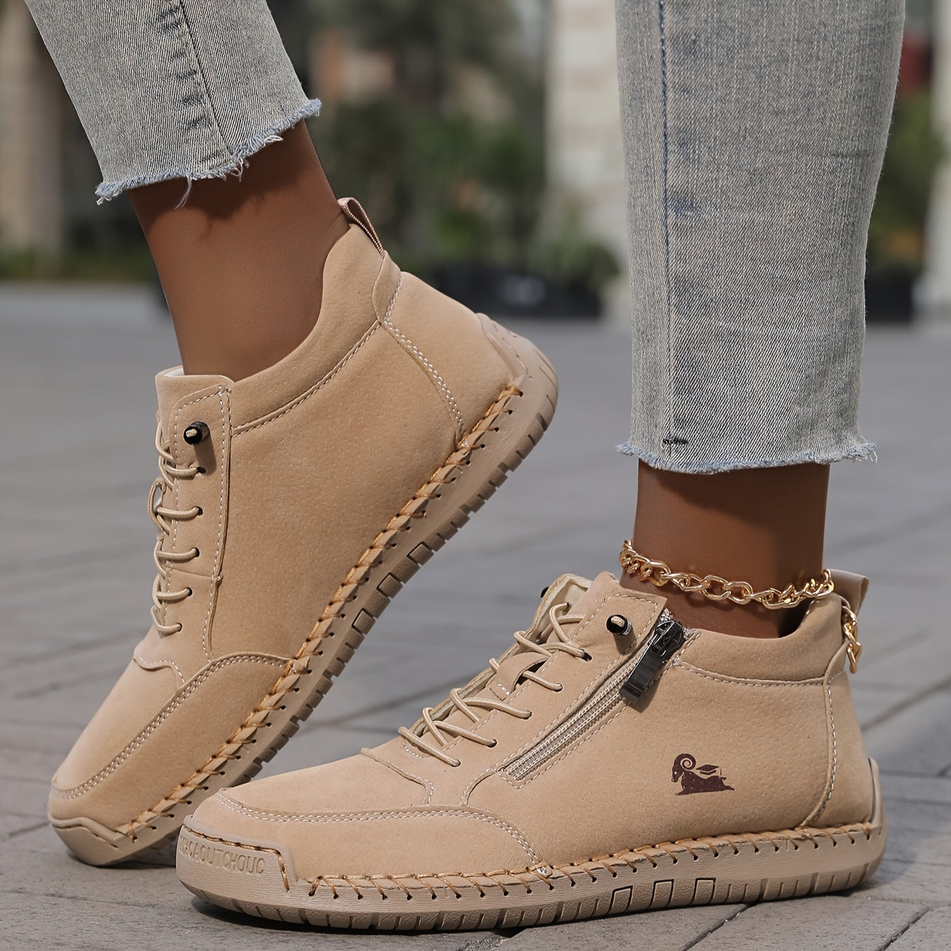 Ankle Boots for Women - Side Zip - Image 12