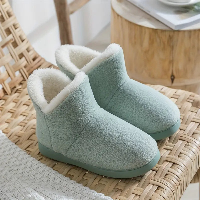 Slipper Boots for Women - Faux Fur Lined - Image 4