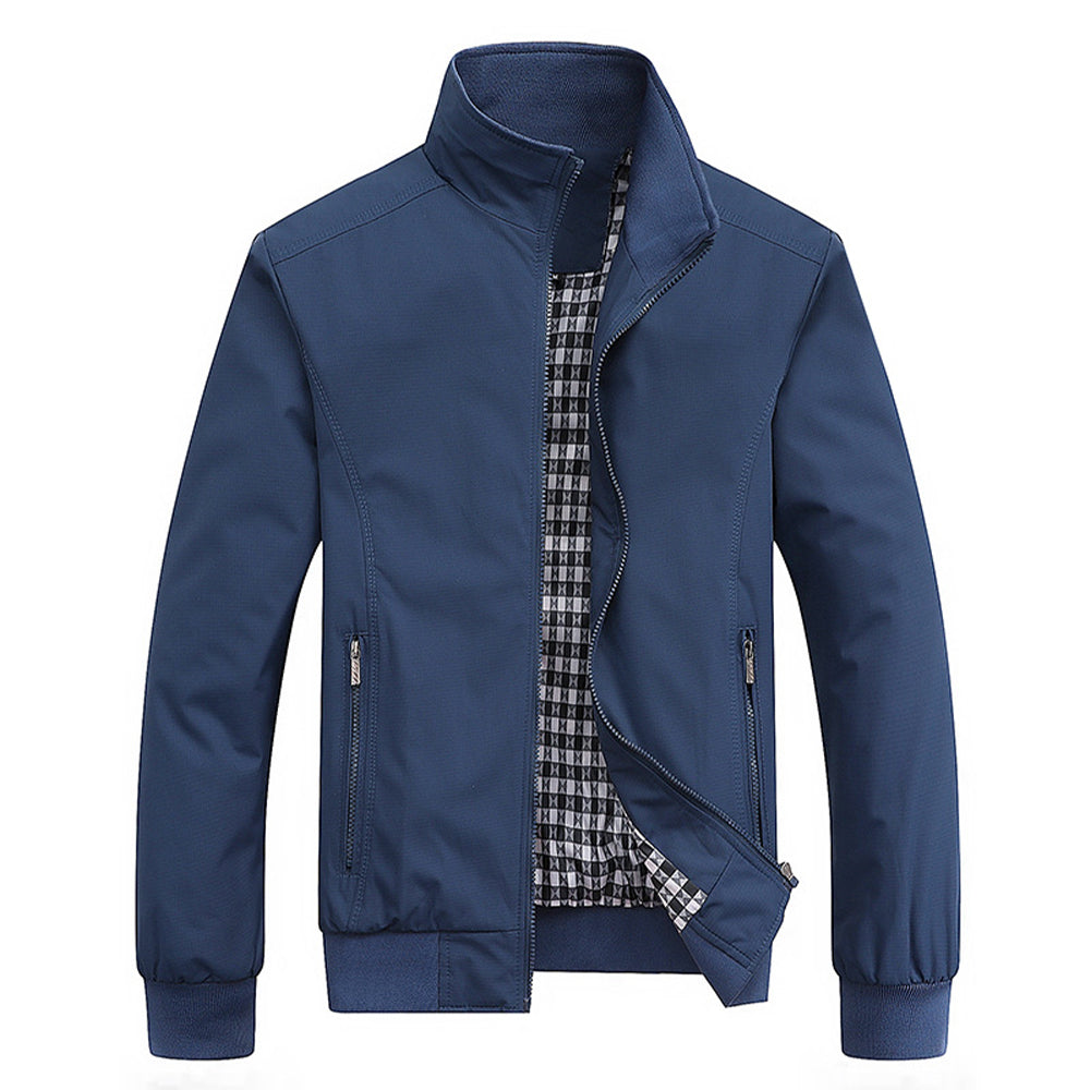 Bomber Jacket for Men - Zip Front - Image 4