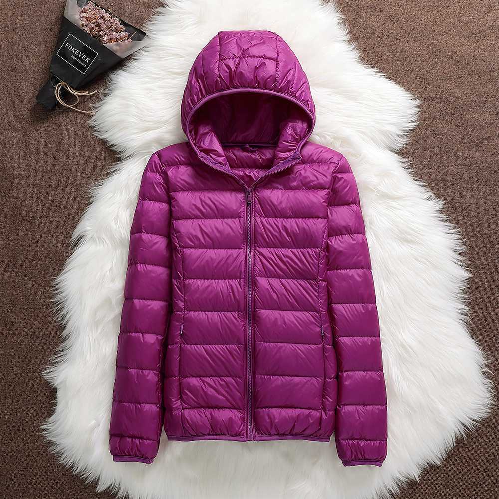 Puffer Jacket for Women - Hooded - Image 11