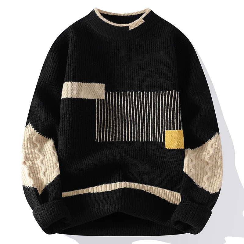 Image of Men's Graphic Crew Neck Sweater