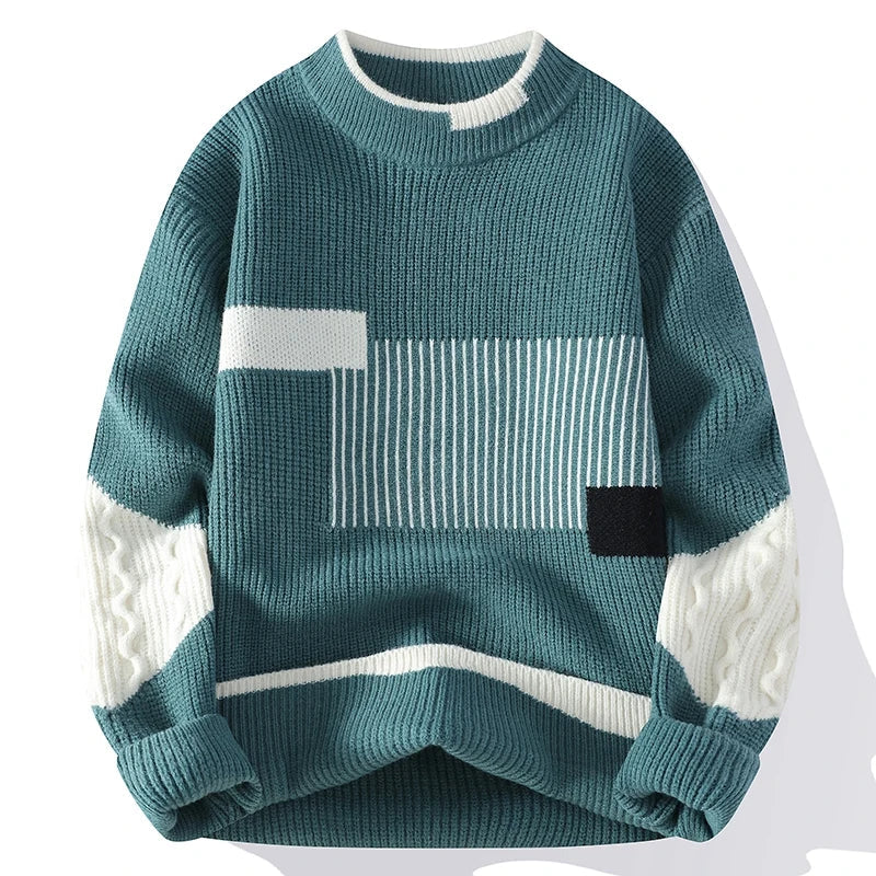 Image of Men's Graphic Crew Neck Sweater