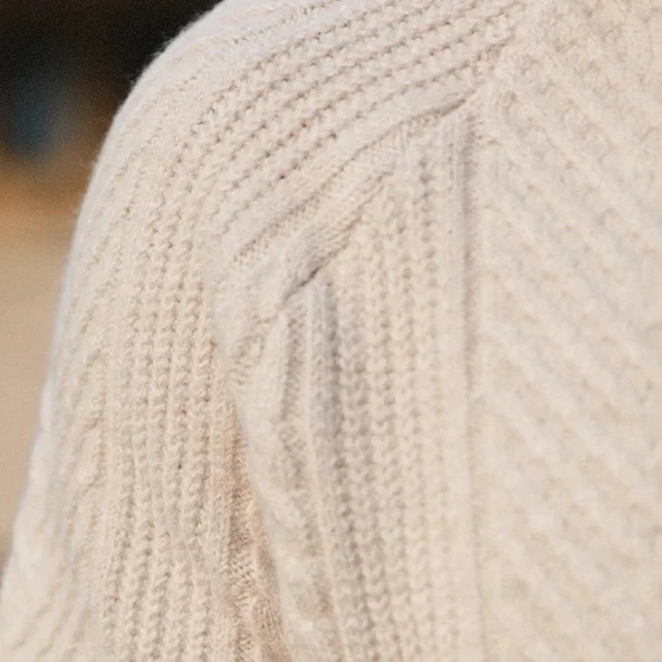 Image of Men's Long Sleeve Knit Zip Polo