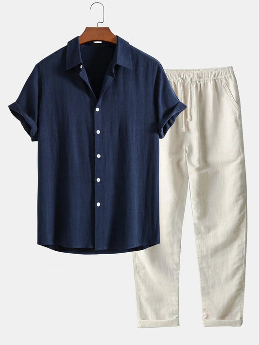 Image of Men's Short Sleeve Matching Set