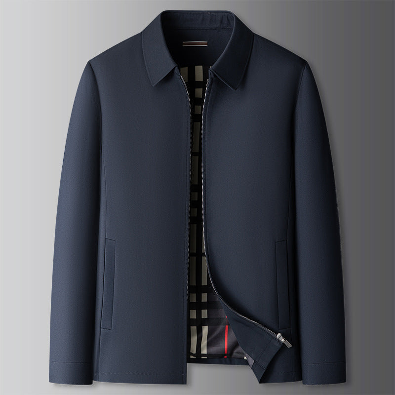 Image of Men's Zip-Up Casual Jacket