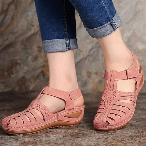 Image of Women's Ankle Strap Wedge Sandals