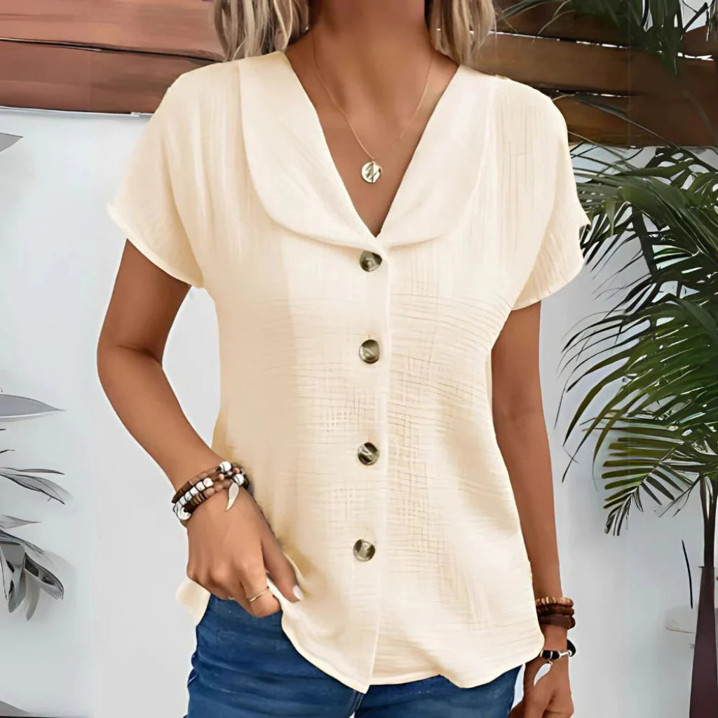 Image of Women's Button-Down Collared Blouse