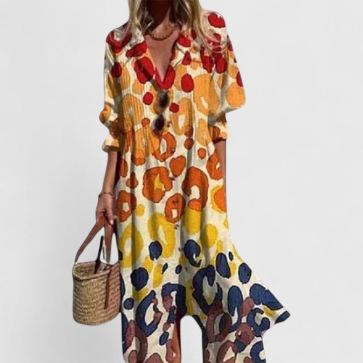 Image of Women's Button-Down Floral Maxi Dress
