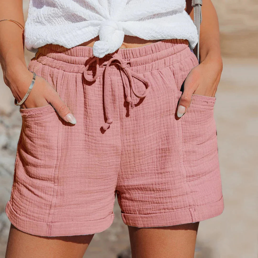 Image of Women's Drawstring Casual Shorts