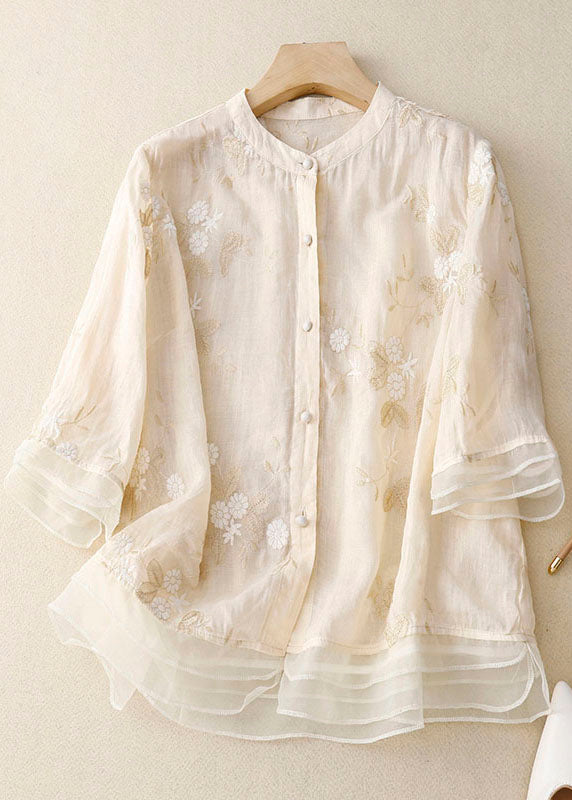 Image of Women's Floral Button-Down Blouse