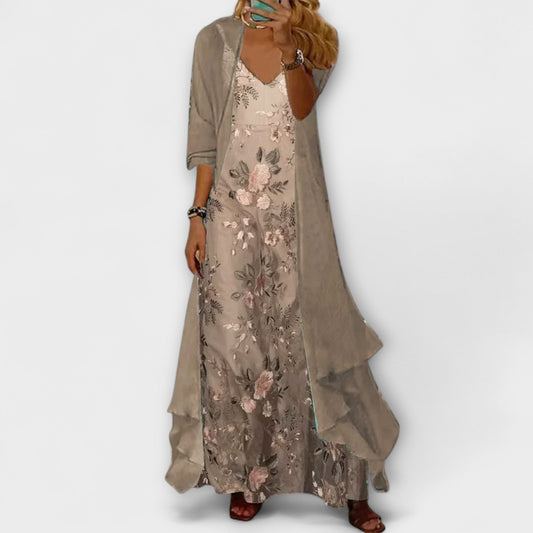 Image of Women's Floral Slip Maxi Dress
