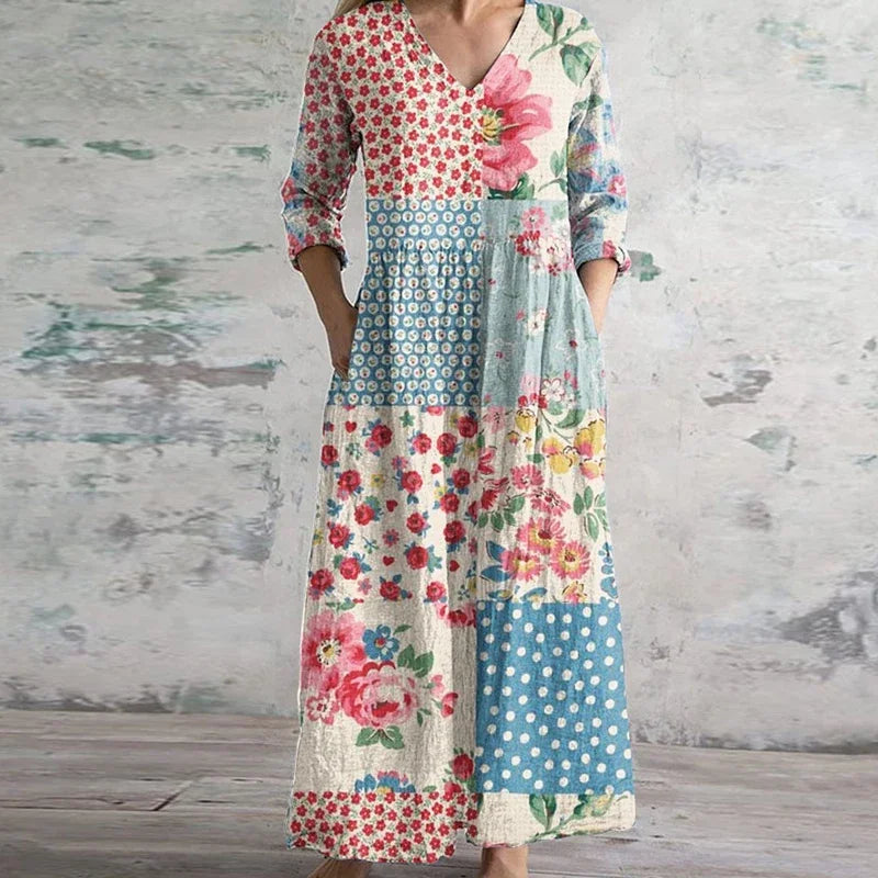 Image of Women's Floral Summer Maxi Dress